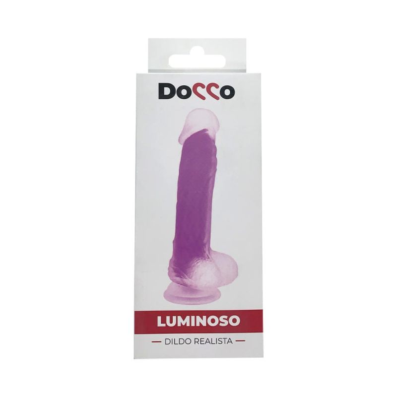 Comprar Dildo Realista Luminoso 19,8 Cm en Electroshopy - Ángulo 2